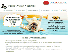 Tablet Screenshot of bustersvision.org